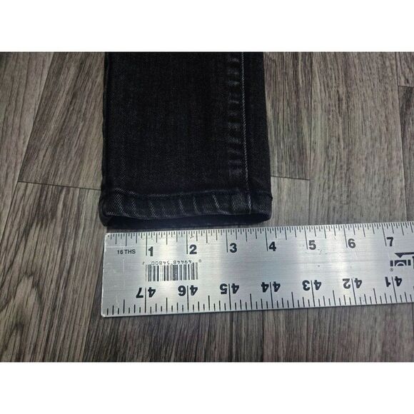 (3/$35) Mossimo Size 2 Long Power Stretch Mid RIse Skinny Denim Blue Black Jeans - Picture 11 of 11